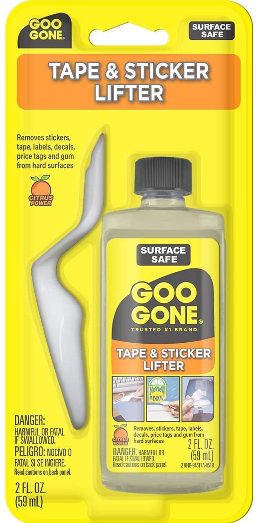 Goo Gone Tape & Sticker Lifter - Adhesive and Sticker Remover 59ml